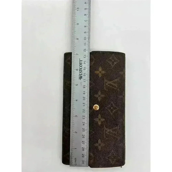 Louis Vuitton Women's Monogram Canvas Wallet Brown Credit Card Holder - Picture 14 of 16